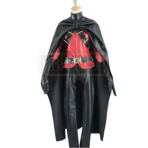 Superhero Red Robin Tim Drake Damian Timmy Halloween Uniform Cosplay Costume Custom Made Any Size