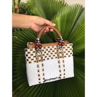 tas anyaman jali furing resleting / tas wanita / tas mewah / tas sultan / tas kekinian / tas art