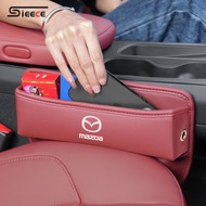 Sieece Leather Car Seat Gap Pocket Car Storage Interior Accessories For Mazda 3 6 5 CX3 2