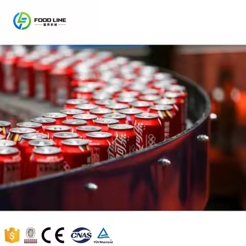 Customized Full Set Automatic Aluminum Can Production Line Multi-use Machine for Fruit Juice Soda Wa