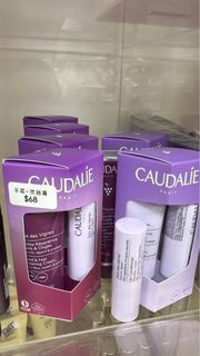 Caudalie 手霜+潤唇膏套裝