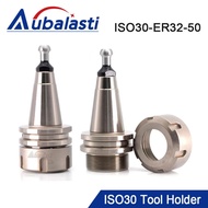 Aubalasti Stainless Steel ISO30 Collet Chuck ER32 Balance Collet Chuck  ISO30-ER32-50 For CNC Millin