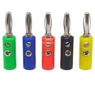 Banana Plug 4MM banana Plug Test Plug banana Type Four-Page Type banana Terminal Post Socket banana 