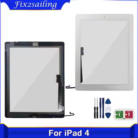 Touch Screen For iPad 4 4th Gen A1458 A1459 A1460 9.7" Outer TouchScreen Digitizer Front Glass Panel
