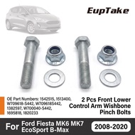 2 Pcs Front Lower Control Arm Wishbone Pinch Bolts for Ford Fiesta MK6 MK7 EcoSport B-Max 1542515 15