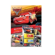 Bongkot bongkoch Children's Book Cars3 Search Oily Image Puzzle + Full Speed Racing Car Set Coordina