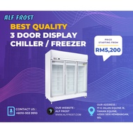 3 Door Display Chiller Freezer Peti Sejuk