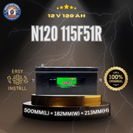 OSIMA N120 115F51R Maintenance Free Heavy Duty Battery | Conventional Truck, Ship, Ferry, Cargo Boat