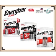 Energizer Max Battery (6pcs/Pack) 1.5V/ 9v / AA / AAA - LR03/LR6/9V