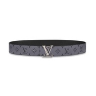 LV Men's Belt LINE 40MM Wrinkle Free Calf Leather Business Casual Buckle Double sided Belt M0373V