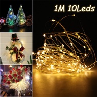 1/2M Mini LED Copper Wire Decorative Light String Christmas Fairy Lights Wedding Christmas Party Gift Decoration 2023 Navidad