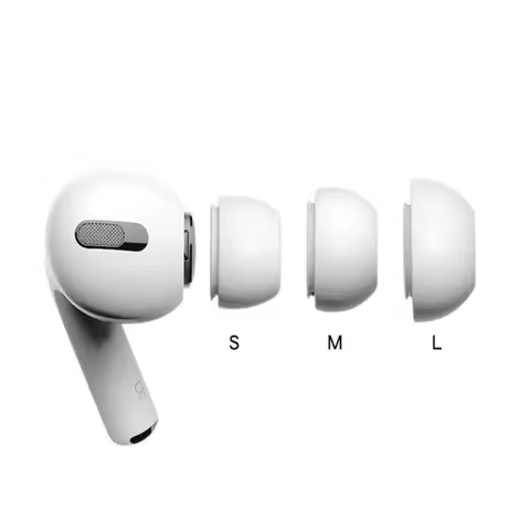 Newest Soft Silicone Earbuds Earphone Tips Earplug Cover for Apple Airpods Pro Pcs L M S Size Headph