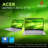 Bisa Spk! Laptop Acer Aspire 5 A514 Core I3 Gen 11 Ram 4 Gb Ssd 512 Gb