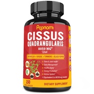Premium Cissus Quadrangularis Capsules - 8050mg with Boswellia, Guggul, Turmeric, Black Pepper Extra