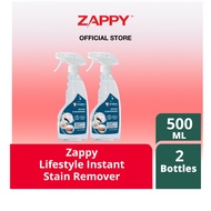 Zappy Lifestyle Instant Stain Remover Spray 500ml x 2 bottles