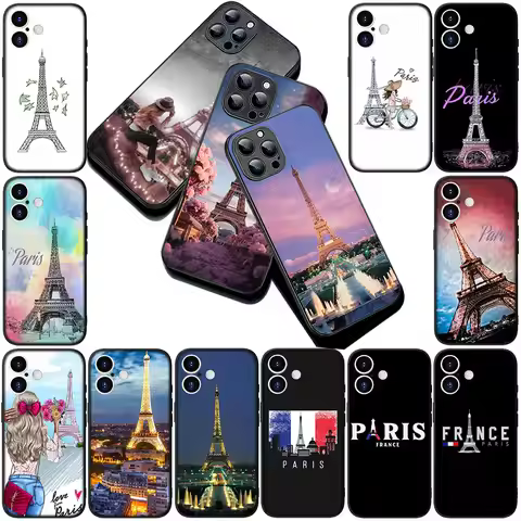 Cover France Paris Eiffel Tower London Phone Case for Xiaomi Redmi 15 15C A4 A5 9A 9C NFC Note 9 8 9