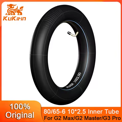Original Front Rear Inner Tube For KuKirin G2 Max / G2 Master / G3 Pro KickScooter 80/65-6 10*2.5inc