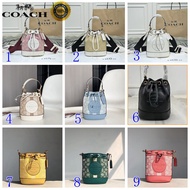 Coach new shoulder messenger bag women mini small handbag drawstring closure in stock 5121 5114 8322