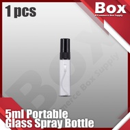 100pc 2/5/10ml Travel Spray Bottle Portable Glass Spray Bottle Botol Perfume Botol Kaca Minyak Wangi