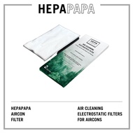 HEPAPAPA Aircon Filter [2 Pieces / Pack] [35x23cm]