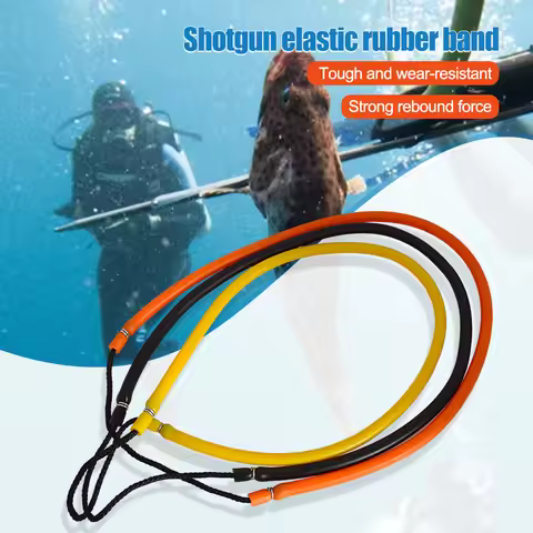 Speargun Pole Rubber Fishing Hand Spearing Equipment Speargun Pole Spear Sling for Harpoon Spearfish