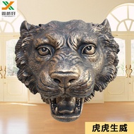 ยุโรปสไตล์ 3d สัตว์ Tiger Head Wall ตกแต่งเรซิ่นหัตถกรรมตกแต่งบ้านซ่อน Room Escape Maze โฮมสเตย์จี้
