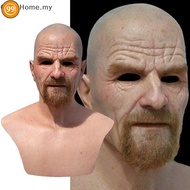9S  Breaking Bad Professor Mr. White Realistic Latex Mask Halloween Cosplay Props MY