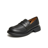 BASTO Womens Loafers Platform Shoes รองเท้า loafer รองเท้าส้นตึก VHN56 TQ422 UFF01
