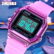 SKMEI 1698 Mens Square Digital Luminous 5 ATM Waterproof Luxury Sport smart Watch,Digital Sporty Wat