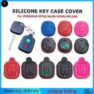 XS Perodua Myvi 2012 Alza 2014 Viva Kelisa Kancil Kenari Leather Car Key Case Cover Accessories