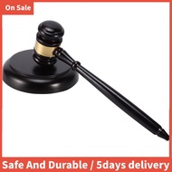 Wooden judge's gavel auction hammer with sound block for attorney judge auction handwork
