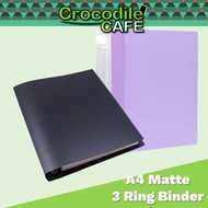 A4 Matte 3 Ring Binder Card Album