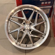 [1SET] RIZALTADO MESH 2 15x6.5JJ / 17X6.5JJ ET40 4H100 - HYPER BLACK ML, SILVER MF/ML, SILVER ML