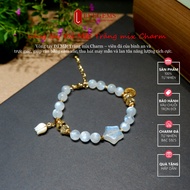 Moonstone 8A Vip women's bracelet, super shiny, super clear, very beautiful Charm mix I designed by 