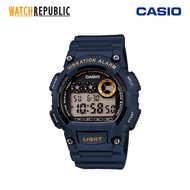Casio Youth Blue Resin Watch For Men CW-735H-2AVDF