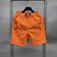 2024 Summer New Style Multicolor Button Stitching Sports Shorts Men Street Wear Loose Straight Fashi