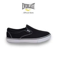 Everlast Unisex Canvas Slip On Sneakers - Black/White (EL20-M646) Casual Streetwear | Mid Top Athleisure Sports Shoes