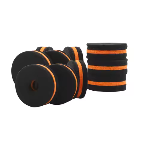 10 Pcs Drum Kit Cymbals Felt Pad Percussion Musical Instrument Accessories Drum Slices Stand Washer 