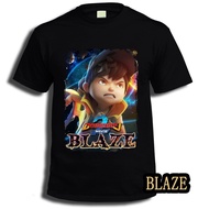 Boboiboy Printing Tshirt short sleeve - Blaze Gempa Halilintar Ice Solar