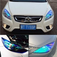 30*120 Car Headlight Film Chameleon Car Light Film Tail Light Fog Light Iridescent Transparent Prot