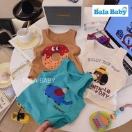 Children's Tank Top New Sleeveless T-Shirt Summer Cute Cartoon Pattern Size80-120cm BXT36