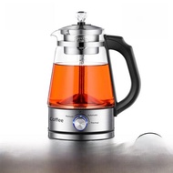 110V跨境全自動家用煮茶器蒸汽噴淋黑茶壺電茶壺咖啡壺養生壺保溫