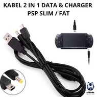 KABEL DATA CHARGER 2IN1 PSP 1000 2000 3000 STREET USB DATA CHARGER CABLE POWER CHARGING CHAS KABEL D