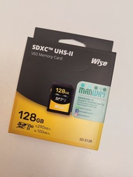 WISE ADVANCED SD-S128 UHS-II V60 SDXC 記憶卡 (128GB)