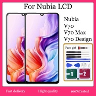 Original For Nubia V70 V70 Max V70 Design LCD Screen Replacement