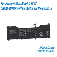 HB9790T7ECW-32A HB9790T7ECW-32B Laptop Battery For Huawei MateBook 16S i7 CREM-WFD9 WXX9 WFG9 3ICP5/