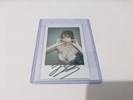 日本女優伊藤舞雪 Mayuki Itou 一張簽名拍立得即影即有相