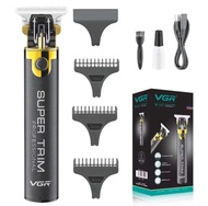 VGR V-082 T-Blade Hair Trimmer – 0mm Baldhead Cordless Clipper for Men Super Zero-Gapped USB Recharg
