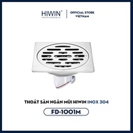 Thoát sàn ngăn mùi hôi chống trào ngược inox 304 FD-1001 HIWIN cao cấp kích thước 100*100