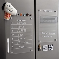 [Lamb Life Market] Acrylic Refrigerator Magnet Message Board To-Do Memo